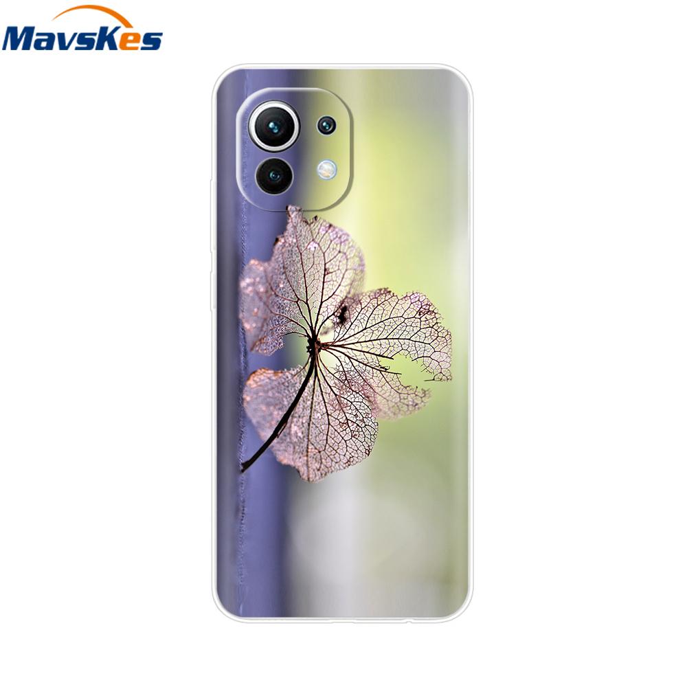 Clear Case for Xiaomi Mi 11 Lite NE 5G Mi11 lite Soft TPU Transparent Shockproof Phone Cover For Xiomi Mi11lite Mi 11 lite NE 5G