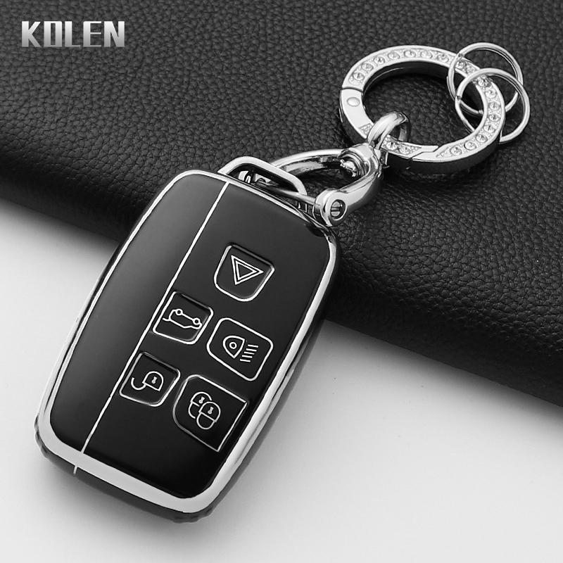 Luxury Car Remote Key Case Cover Shell For Land Rover Range Rover Evoque Sport Freelander Discovery Velar For Jaguar Xe Xf Xj