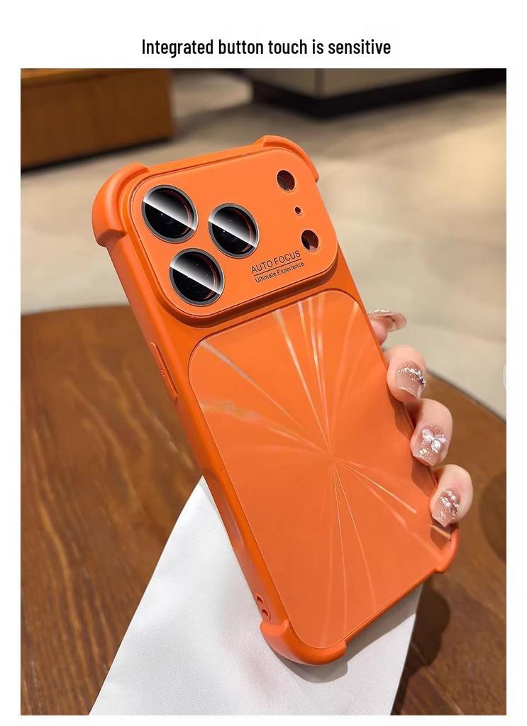 iPhone 17 Pro Max Case: Four-Corner Drop Protection with Aurora Laser CD Pattern for Apple 16
