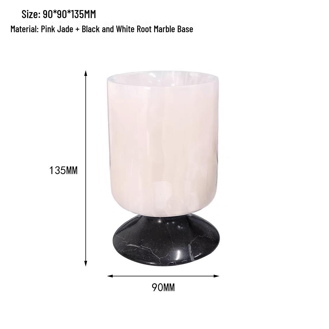 

Meibao Geometric Marble Vase for Floral Arrangement - Home, Hotel, or Showroom Decor