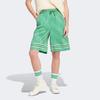 adidas Originals Adicolor 70s Retro Series Logo Print Loose Drawstring Shorts Women Bottoms Green IK7881
