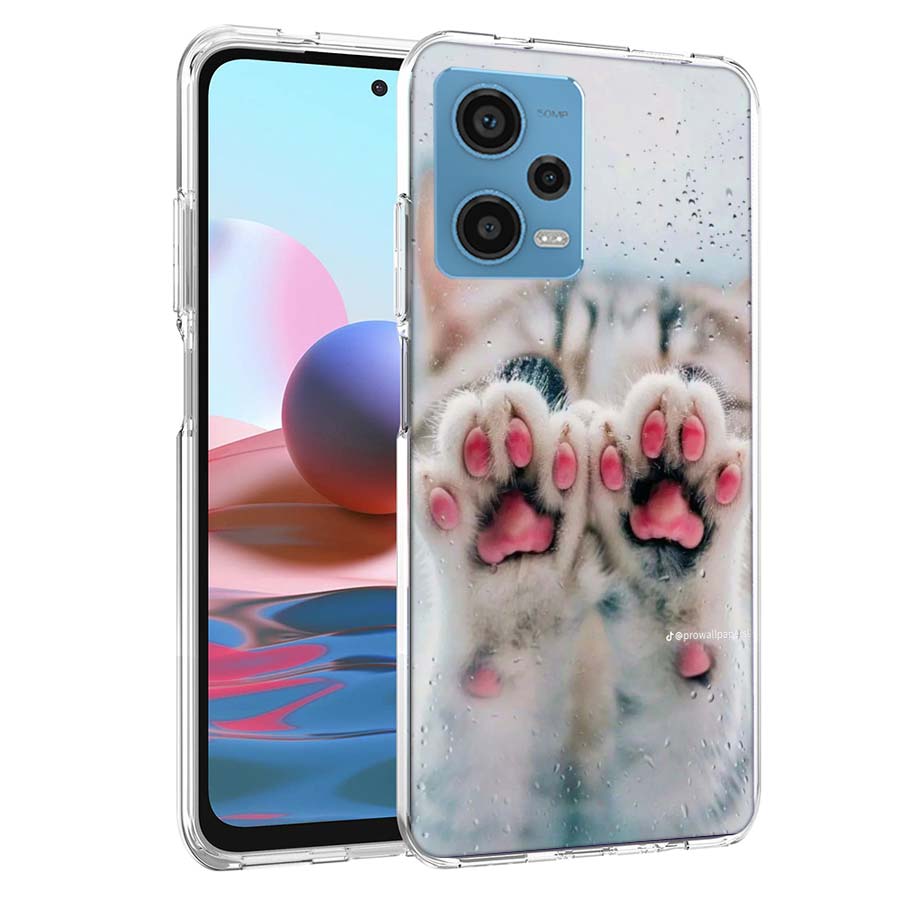 

Pink Cat Hand Phone Case For Redmi Note 13 12 14 15 Pro Plus 13R 11 11T 11E 11S 10 Pro 10S 9 9S Cover Cell Clear TPU Capa Cases Redmi Note 14 Pro 5G