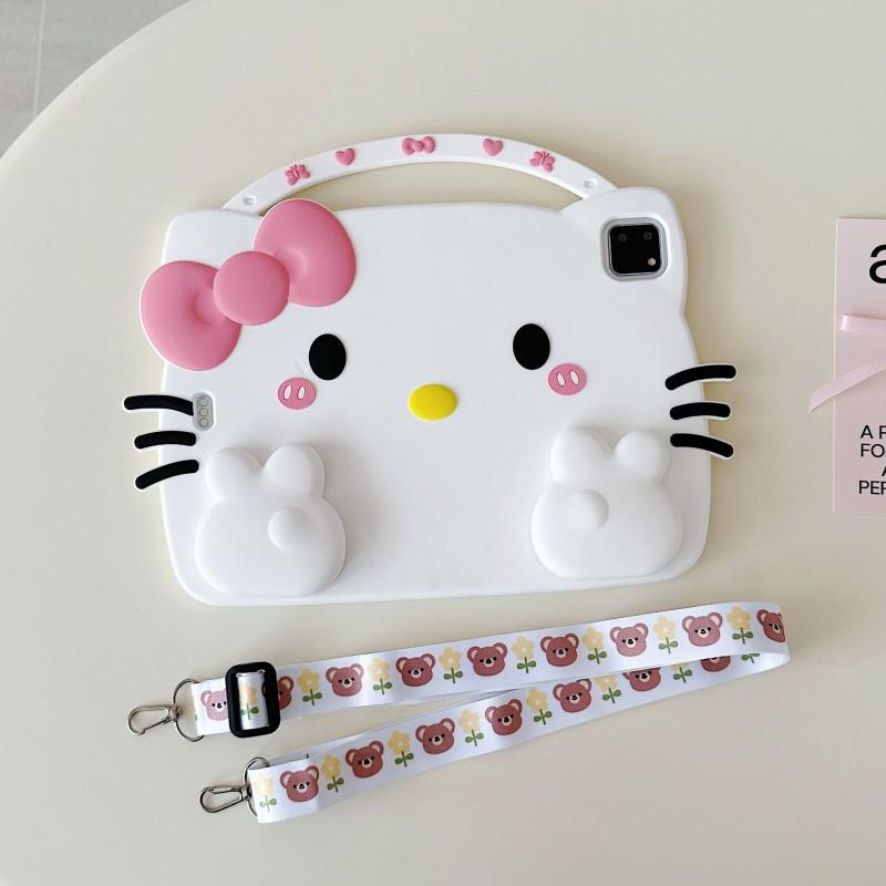 KT Cat Stand Silicone Tablet Case IPad Air Matepad SE 11 Shockproof Cover