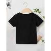 European Sizes Kids' Vintage Cartoon Graphic T-Shirt | Casual Crew Neck, Slight Stretch Fabric, Perfect For Summer And Everyday Wear