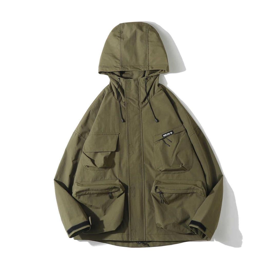 GOPUDO Men's Retro Multi-pocket Outdoor Jacket - Autumn 2025 Trend, Style GS1258