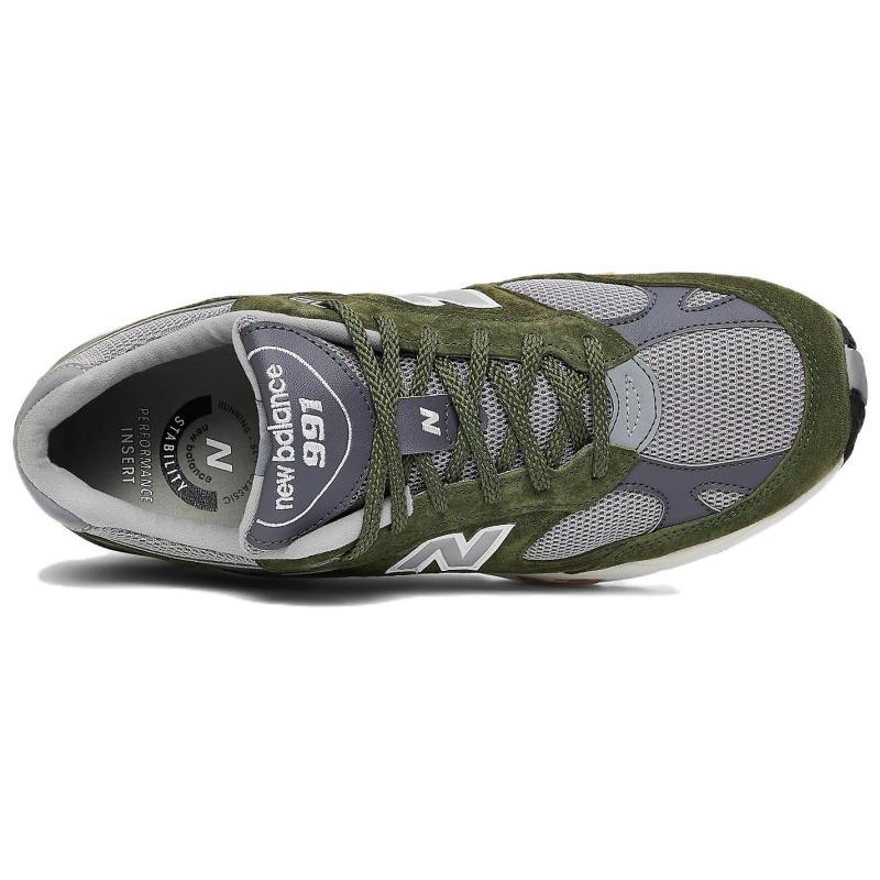 New Balance 991 MiUK Dark Green Grey Tan Sneakers M991GGT