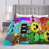 Sprunki Characters Game Flannel Blanket  Vintage Throw Blankets for Home Hotel Sofa  Bedspread,