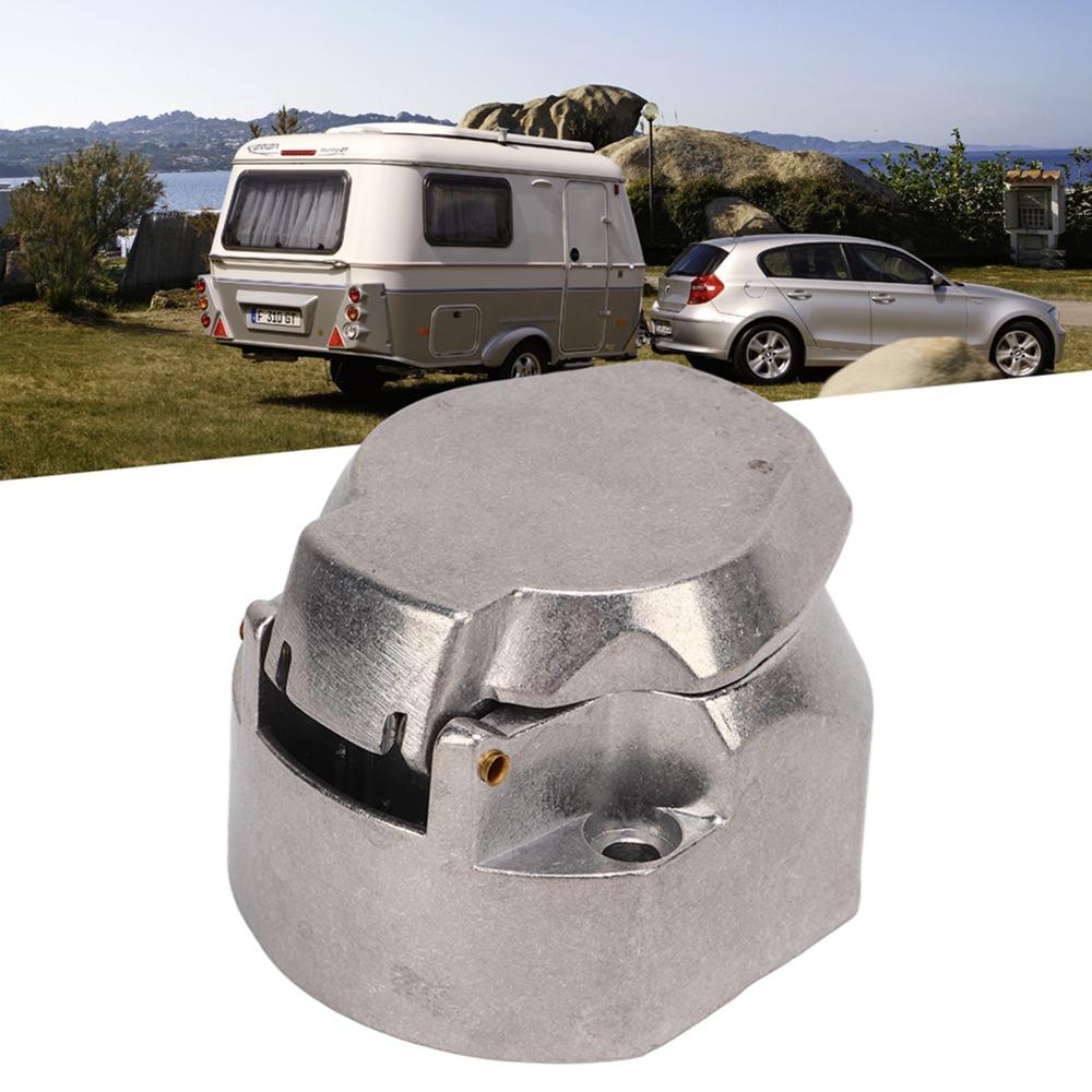 Aluminum Alloy 13 Pin Trailer Socket EU Standard 12V 12V Trailer Connector Female Trailer Connector Vehicle Connection