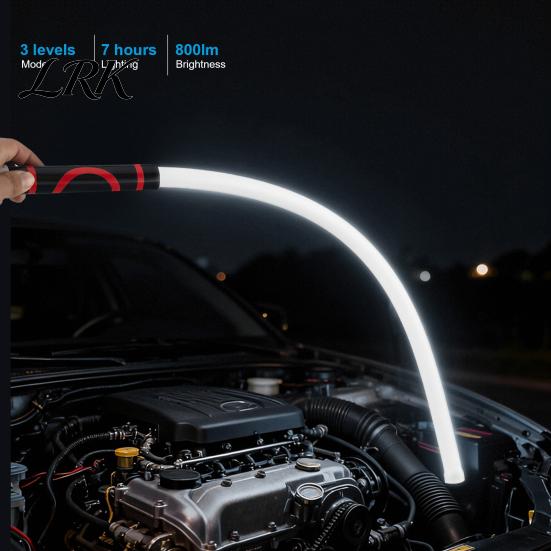 High Medium Low Brightness Light Flexible LED Work Light, 22 Inch Bendable Gooseneck for Car Workshop Portable Lighting Repair, Rechargeable Underhood