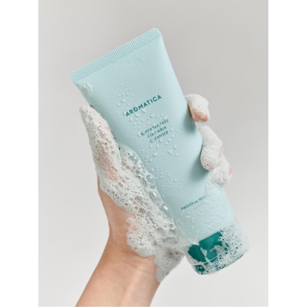 AROMATICA [trouble Soothing Care] Super Tea Tree Clay Mask Cleanser 150ml