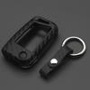 Jingyuqin 3 Buttons Remote Carbon Silicone Key Case For VW Polo Golf 7 Tiguan Skoda Octavia Kodiaq Karoq Seat Ateca Leon Ibiza