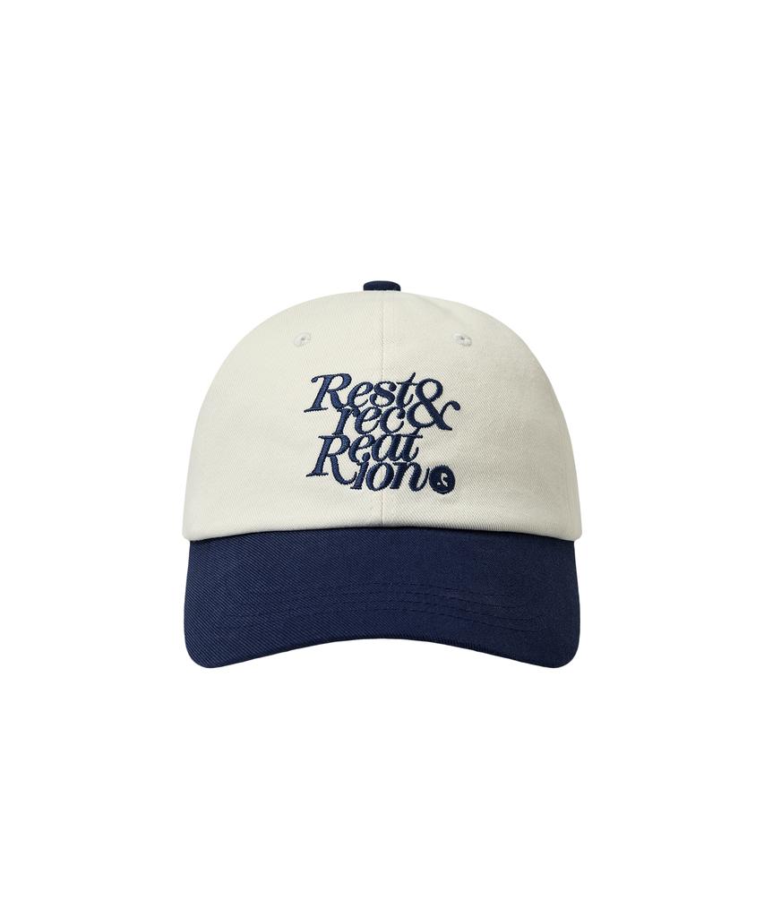 REST&RECREATION Cotton Coloration Logo Cap - Ivory