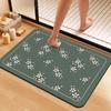 Diatom mud bathroom bathroom,bathroom entrance,non-slip,water-absorbing and dirt-resistant quick-drying foot mat, door floor mat