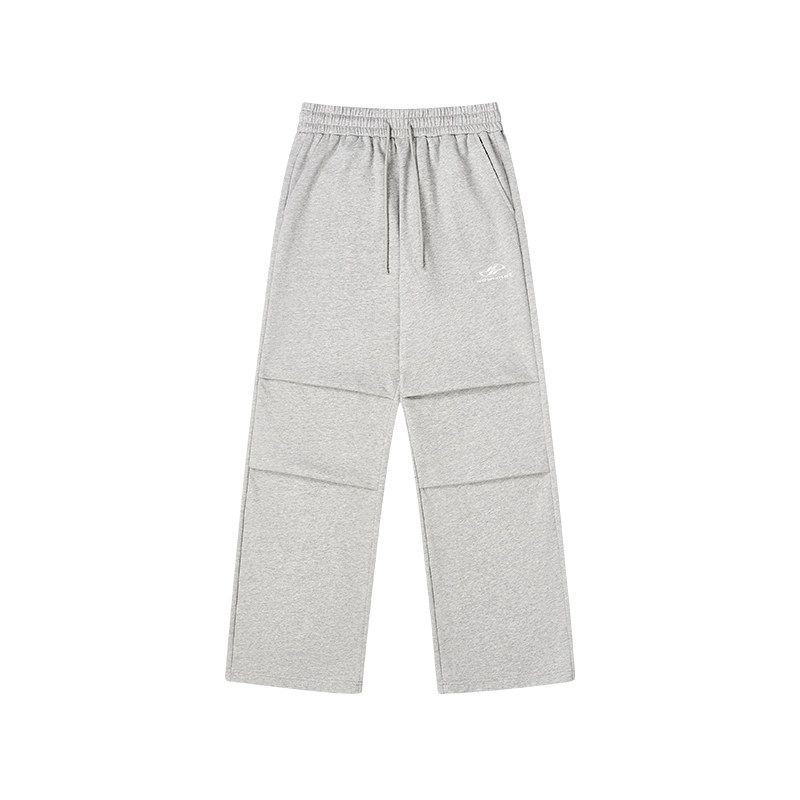 

HACR Sports Harshandcruel Retro Sports Pleated Design Wide-Leg Basic Paratrooper Sweatpants Casual Pants Flower Gray X L
