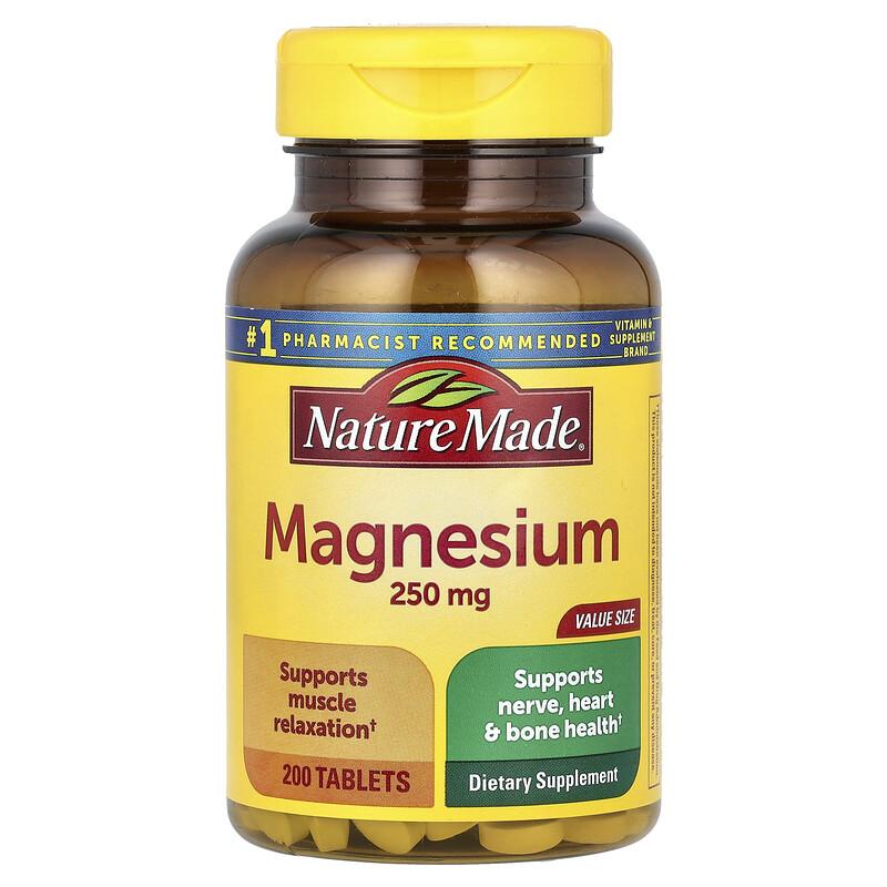 Magnesium, 250 Mg, 200 Tablets
