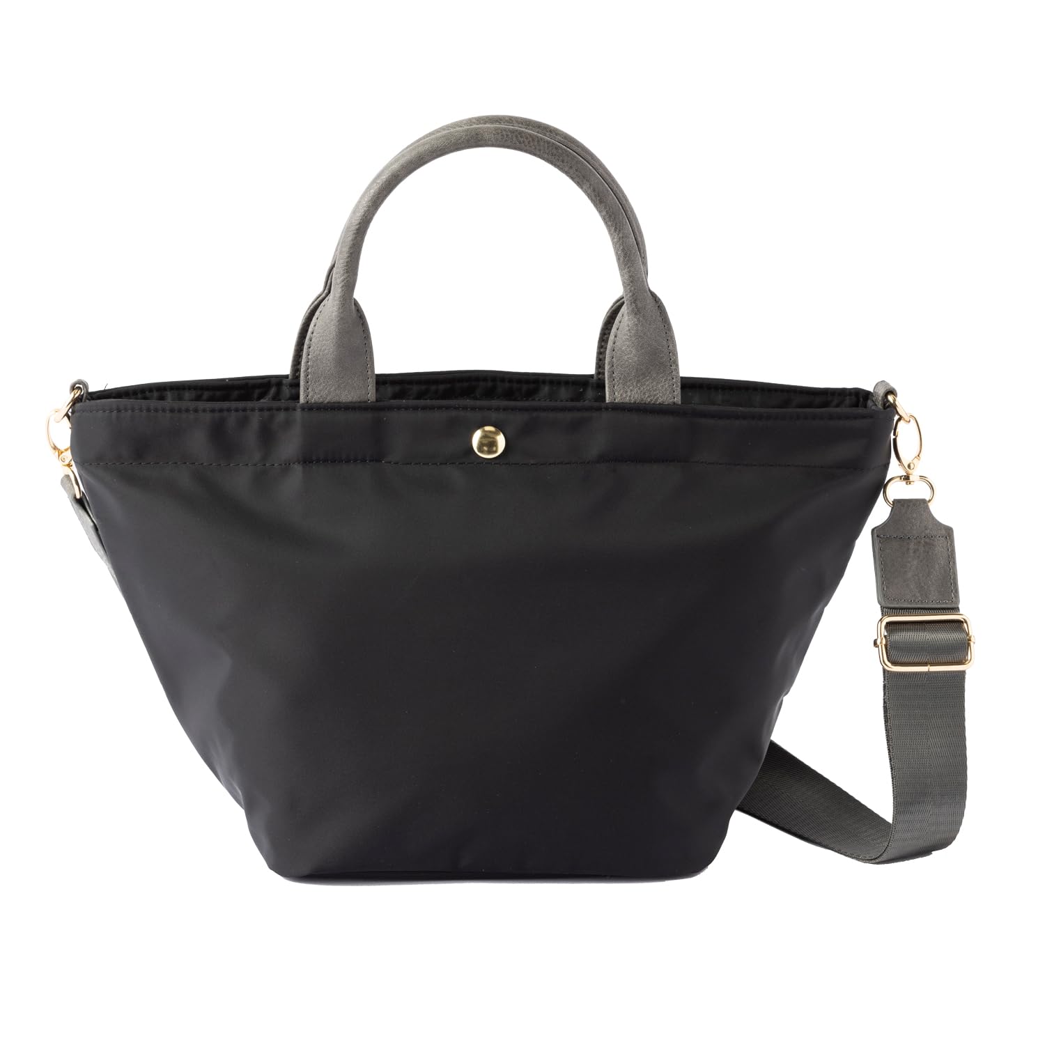 

Kagonomori Women s 2-Way Tote Bag, Lightweight, Water-Repellent Nylon, Shoulder Bag, Perfect for Commuting, Crossbody Bag, 501-10 [Black]
