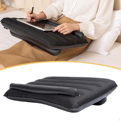 Inflatable Lap Desk Work Water Resistant PVC Easy Setup Support Laptop Table