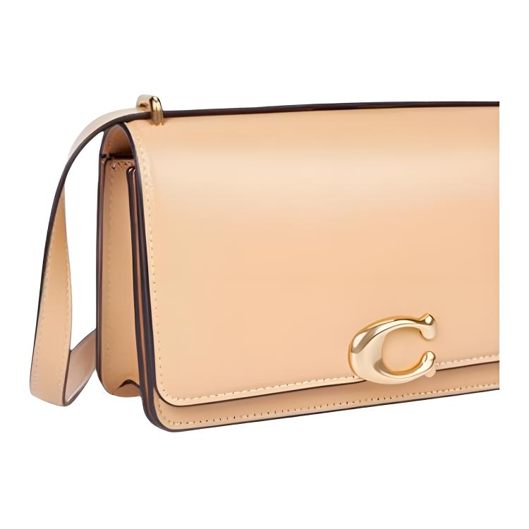 New COACH Bandit Cow Leather Crossbody Bag Shoulder Bag Women's Umber CC416-B4T2