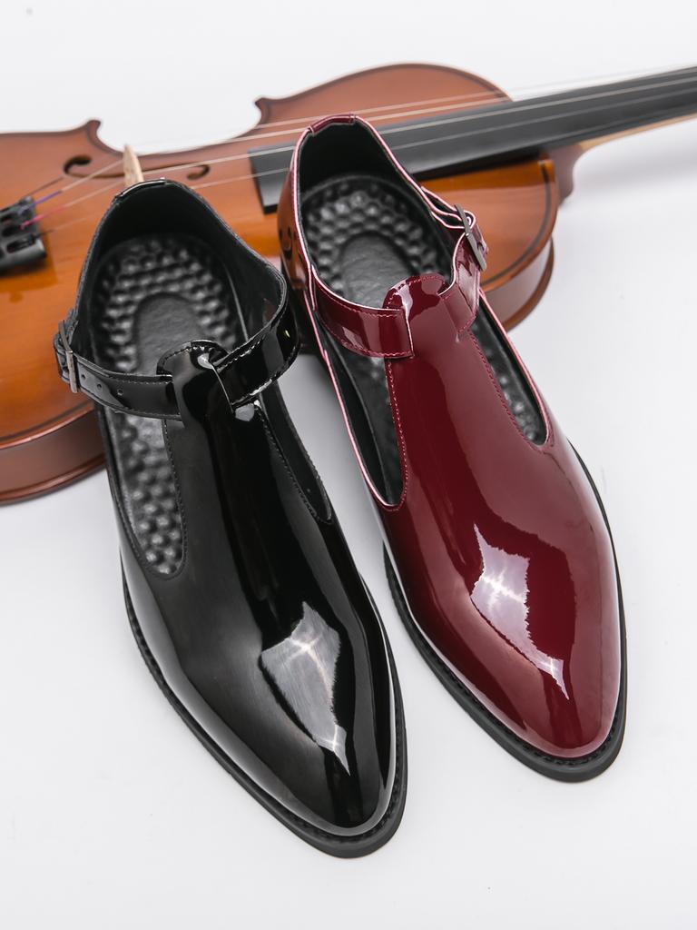 Nové ležérní kožené boty pánská móda britský styl formální kůže business pánské společenské boty Yuppie ploché římské boty pánské prodyšné