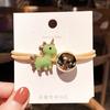 Korea New Metal Hair Scrunchies Hair Bands Ponytail Holder Rubber Band for Women Hair Ties Hair Rope Headband Hair Accessories
