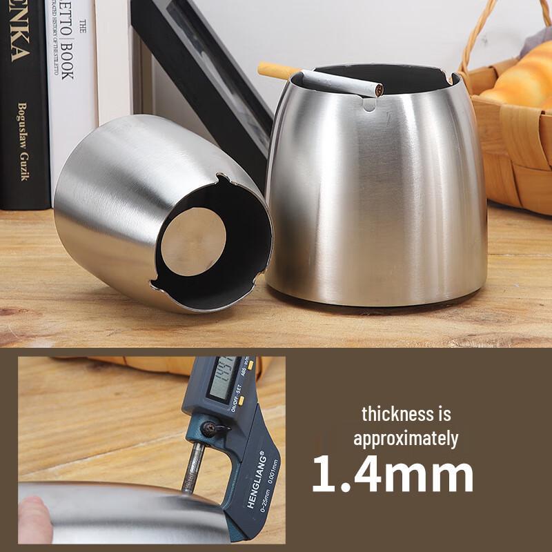 AnYi Windproof Stainless Steel Ashtray