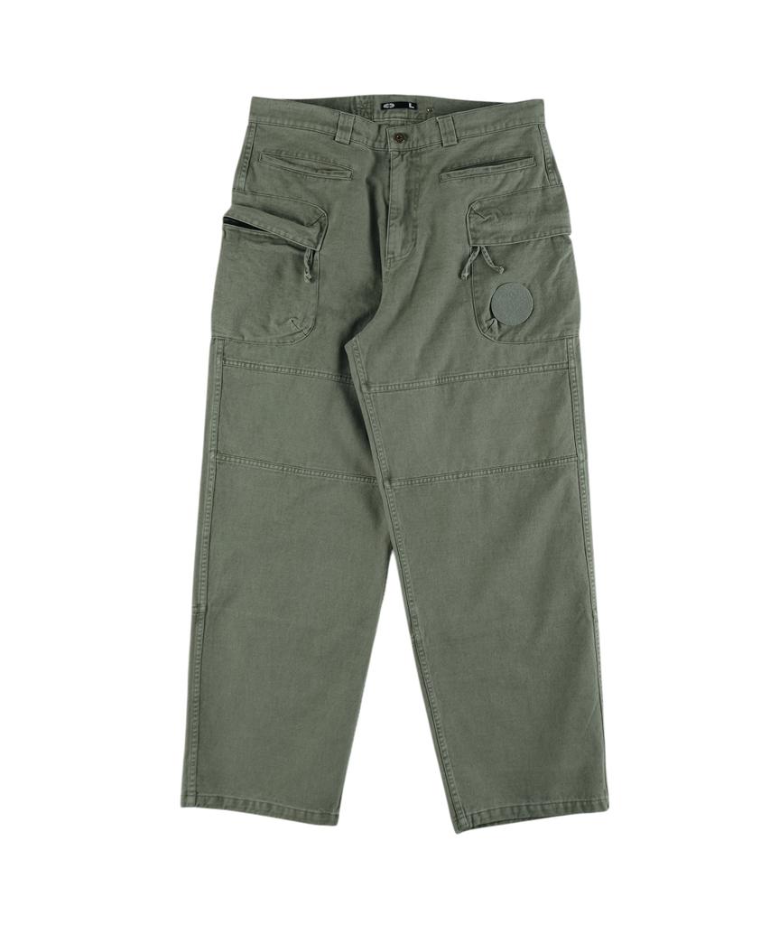 Ialtial Multi Pocket Cargo Pants Khaki