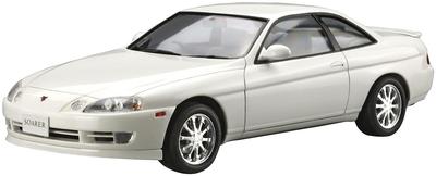 Aoshima Bunka Kyozaisha The Model Car Series Toyota JZZ30 Soarer Twin Turbo L 1991 Plastic Model 1/24 No.131 2.5GT