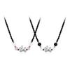 Lucky Pixiu Gold-Swallowing Beast Braided Rope Necklace Light luxury niche new minimalist style jewelry couple's necklace