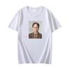 Dwight Schrute The Office Tribute Unisex Oversized Tshirt Cotton T Shirt For Unisex Short Sleeve Tshirts Summer Unisexs Clothing