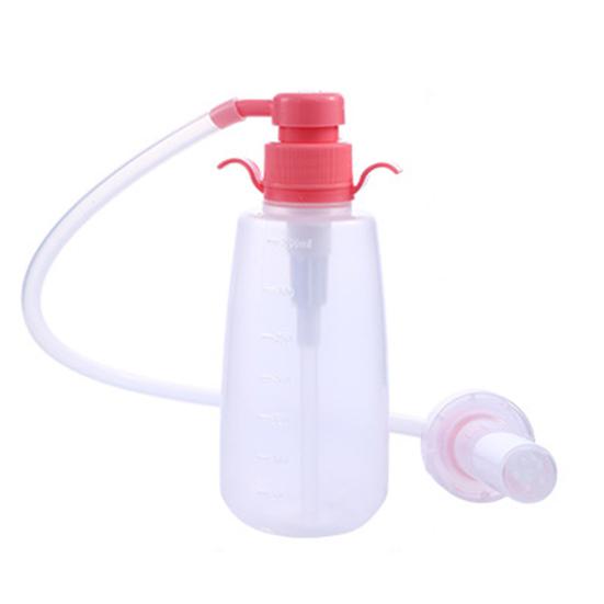 Yousheng 350ml/500ml Vaginal Clearner Graduated Pump Head Soft Nozzle Healthy Butt Vagina Cleaning Products Spray for Female