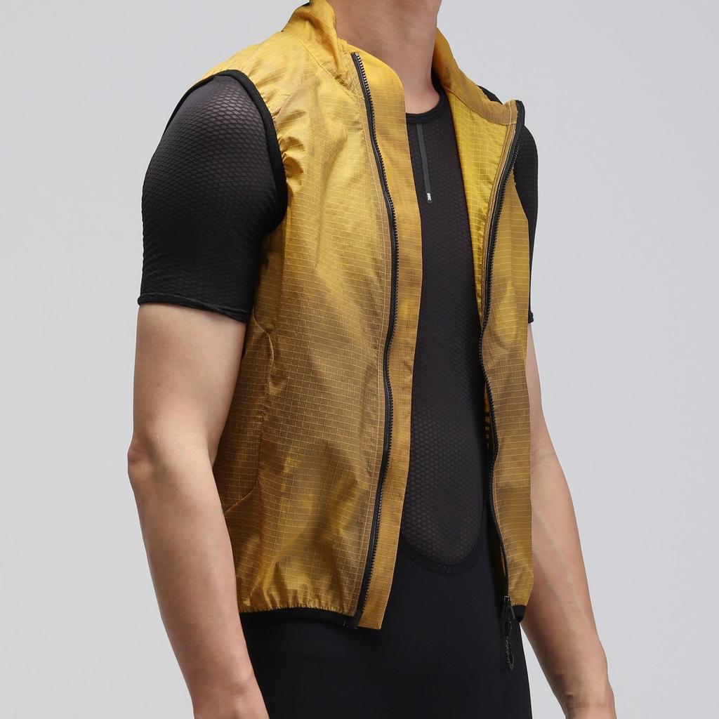 GRC Pro Team Men Lightweight Windproof Breathable Technology Sleeveless Wind Cycling Vest