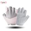 Non-Slip Breathable Half-Finger Fitness Gloves for Women & Men - Ice Silk Shock Absorption for Weightlifting & Yoga