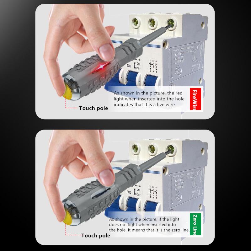 2in1 Hohes Drehmoment Starker Magnetischer Schraubendreher Stromdetektor Schaltungserkennungstester Haushalt Hochpräzisions-Schraubendreher