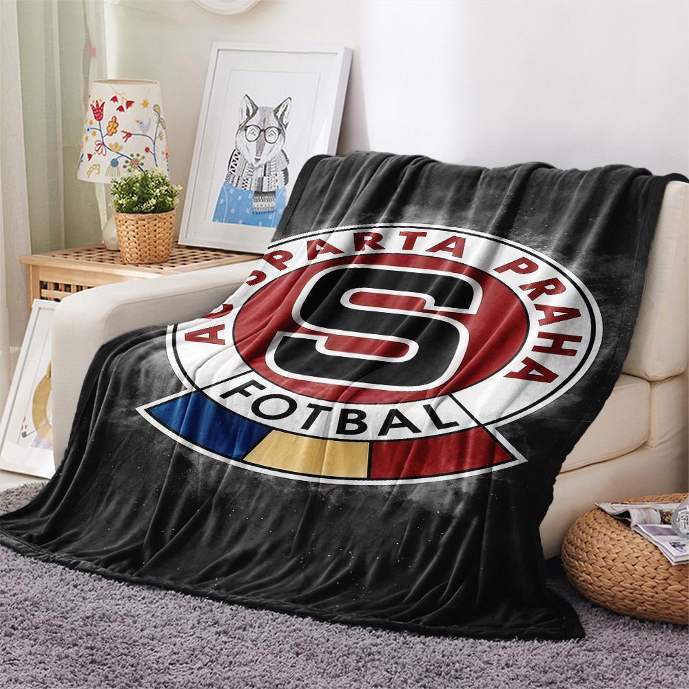 AC Sparta Praha Coperta in Flanella, Alta qualità Confortevole per Tutte le Stagioni, Decorazione per la Casa, Calore e Comfort