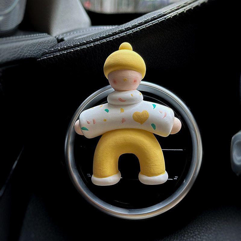 2024 New Arrival Creative Car Aromatherapy Perfume Car Vent Decoration Fragrant Stone Car Interior Decoration Ornament Gift