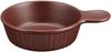 Reddish-brown, One-handed Gratin and Ajillo Pot, 15cm Diameter, Suitable for Direct Heat, Made In Japan, Mino Ware