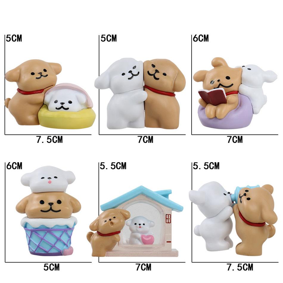 

Two Little Dogs Story Blind Box Puppy Diary Cultural Toy Figurine For Desk Relaxation Mystery Creative Gift To Kids Friends