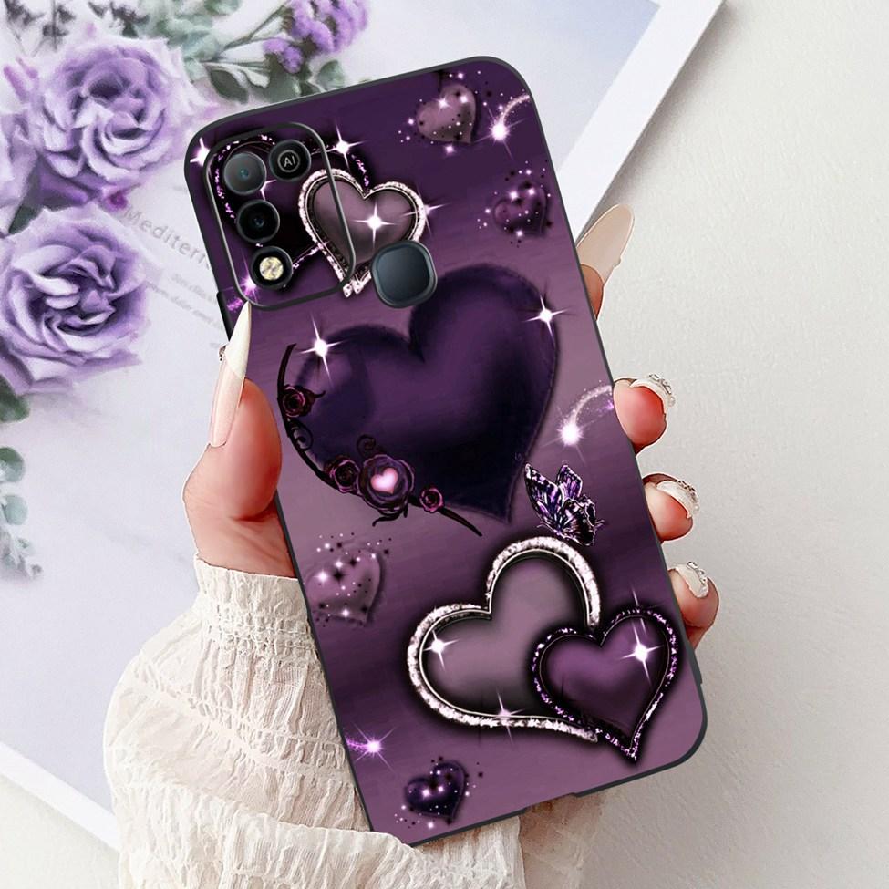 For Infinix Hot 10 X682C 10s X689B 10play X688C Back Cover For Infinix Hot 10 Play Case Shockproof Fashion Cute Cartoon Silicone