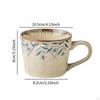 Ceramic Coffee Mug Tea Cup for Cold Unique Gift Water Drinking Home Wedding Party Office