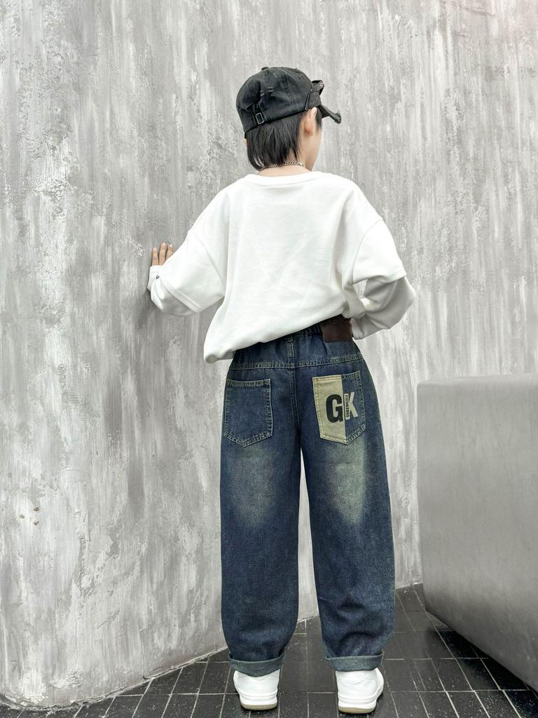 Trendige Jeans für Jungen 2026 Frühling & Herbst für ältere Kinder