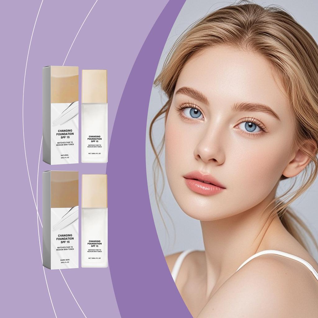 Color-Changing Moisturizing Foundation Natural Color