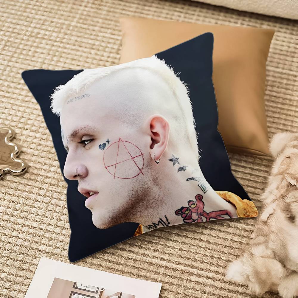 Hip Hop Rapper L-Lil P-Peep Pillow Case Anti-dustmite Invisible Zipper Sofa Bed