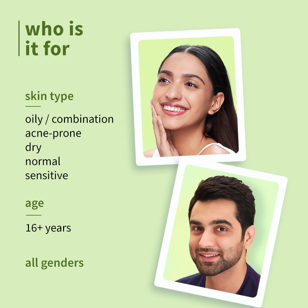 Plum Green Tea Pore Cleansing Face Wash 100ml Pack of 1 | Gentle Exfoliating, Non-Drying, Controls Oil