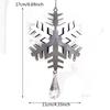 Ornamente Fulg de Nea Picătură de Gheață Cristal Brad de Crăciun Transparent Decorațiune Pandantiv Decor Exquis pentru Casă Navidad
