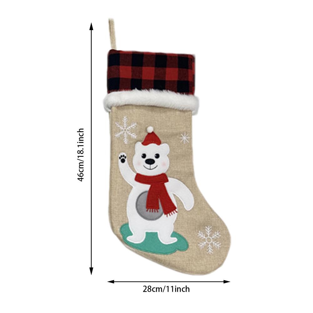Stockings For Christmas Winter Christmas Stockings Ornament Fidget Decor Funny Favors For Small Toys Kids Family Friends Garden