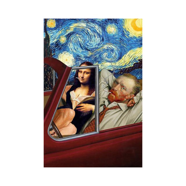 Funny art Canvas Art Paintings Poster And Print Abstract Wall Art Picture For living room home decoration No Frame