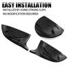 Gloss Black M Style Side Mirror Cover Cap For BMW X3 X4 X5 X6 X7 G01 G03 G05 US