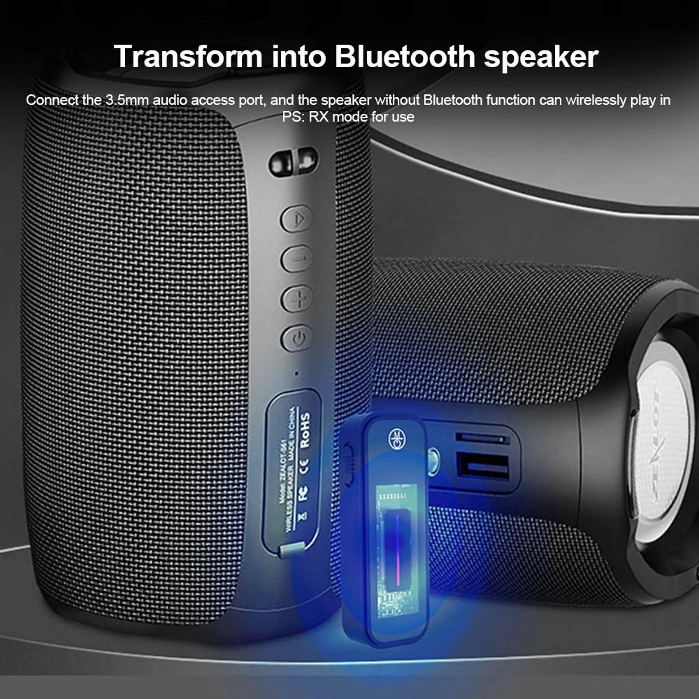 New Bluetooth 5.4 Audio Transmitter Receiver 3.5MM AUX Stereo Music Wireless Adapter With Mic For TV PC Car Kit Speaker Headset