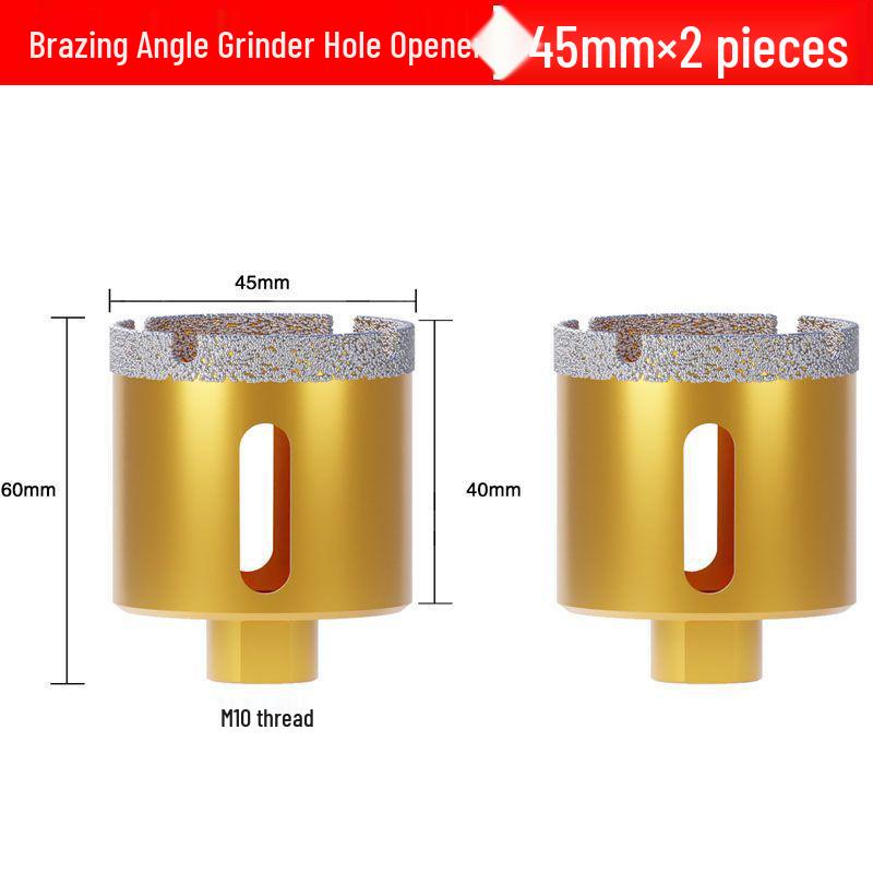 Dual-Purpose Angle Grinder Drill Bit for Porcelain, Granite, and Vitrified Tiles