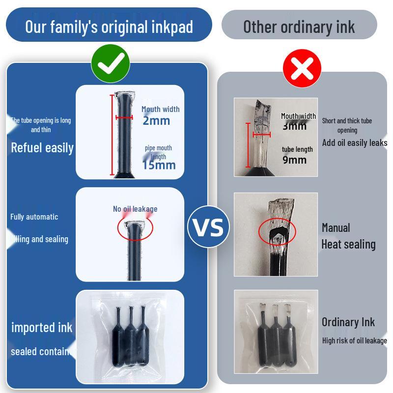 Roller Privacy Stamp with Anti-Leakage Cover